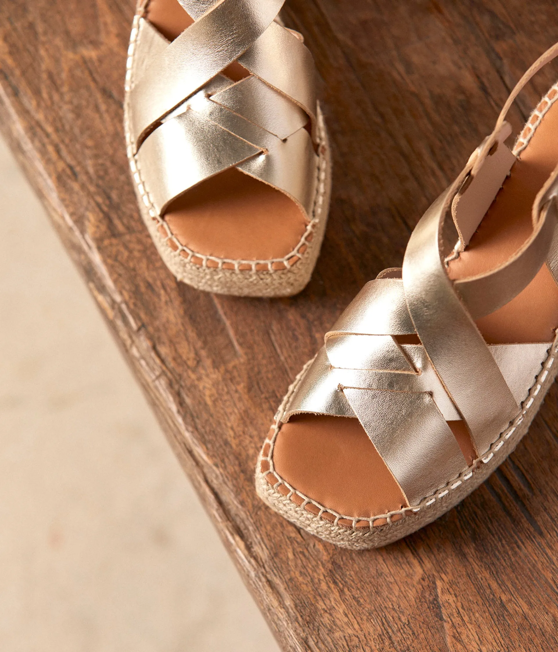 Femme Mellow Yellow Espadrilles-Espadrilles compensées Elise