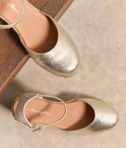 Femme Mellow Yellow Espadrilles-Espadrilles talon compensé dé Estrella