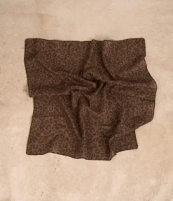 Mellow Yellow Foulards, Écharpes-Foulard imprimé léopard Nina