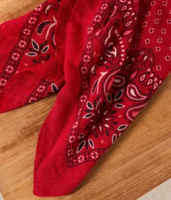 Mellow Yellow Foulards, Écharpes-Foulard laine rouge Zelia