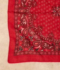 Mellow Yellow Foulards, Écharpes-Foulard laine rouge Zelia