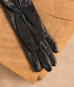 Mellow Yellow Chaussettes, Accessoires-Gants longs cuir Darlène