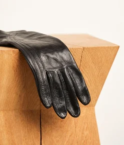 Mellow Yellow Chaussettes, Accessoires-Gants longs cuir Darlène