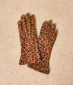 Mellow Yellow Gants-Gants léopard Kiara