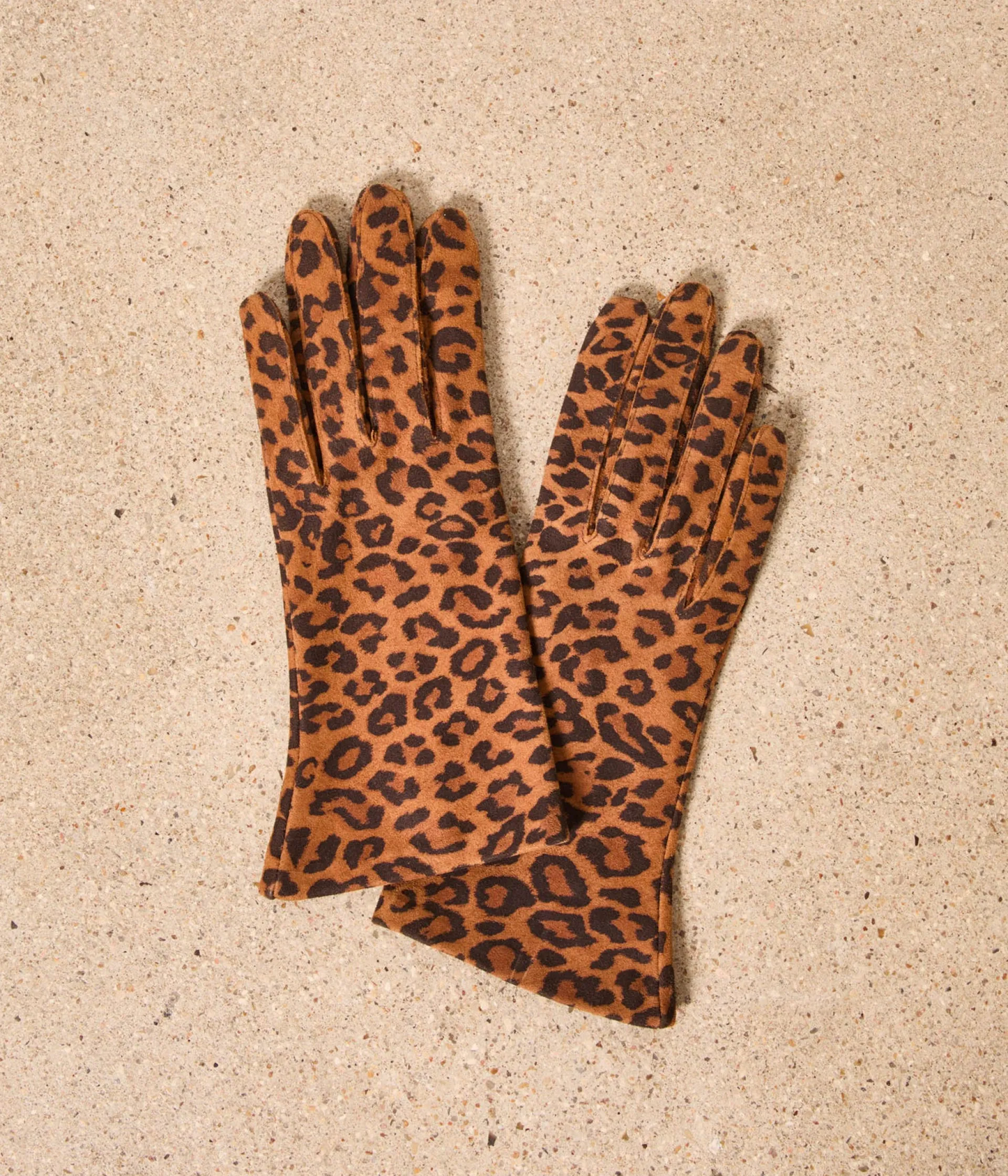 Mellow Yellow Gants-Gants léopard Kiara