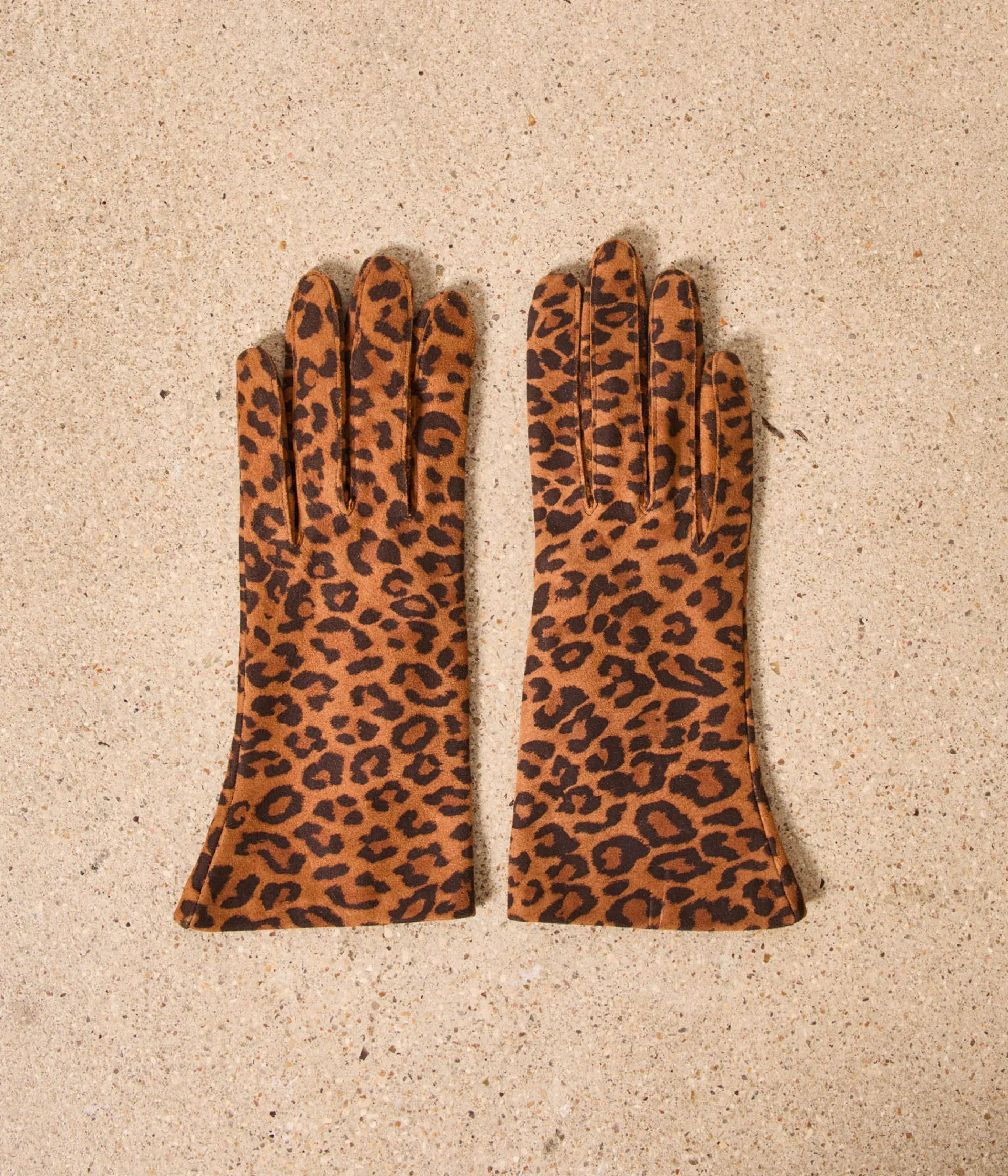 Mellow Yellow Gants-Gants léopard Kiara