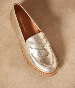 Femme Mellow Yellow Derbies, Mocassins-Mocassins cuir dé Angella