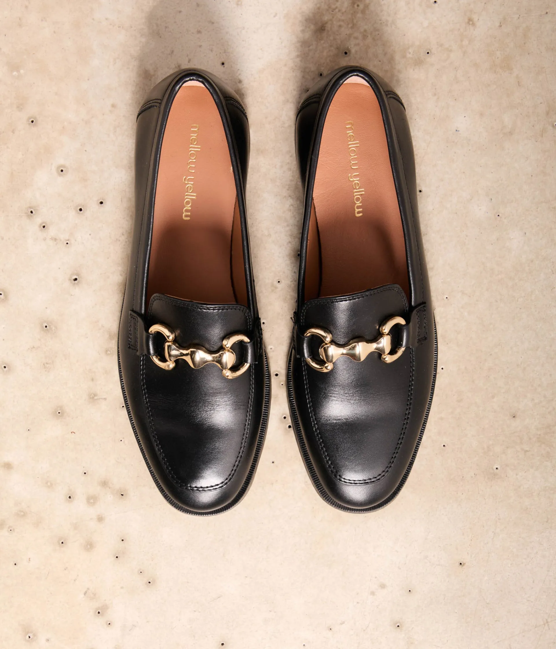 Femme Mellow Yellow Derbies, Mocassins-Mocassins cuir Colette