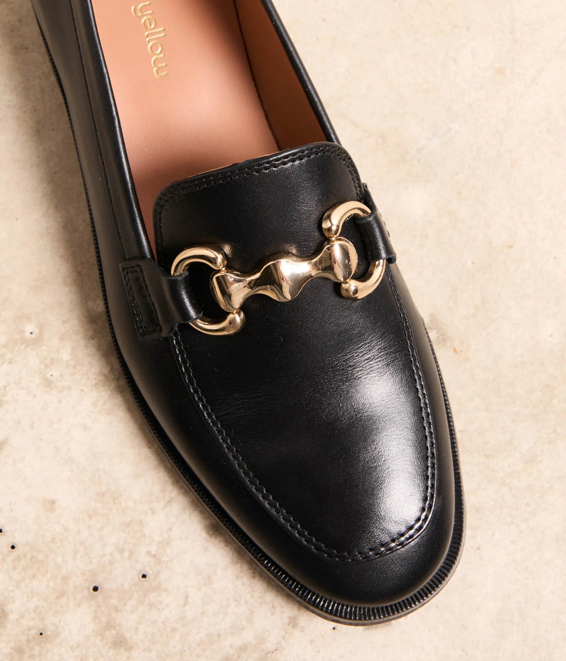 Femme Mellow Yellow Derbies, Mocassins-Mocassins cuir Colette