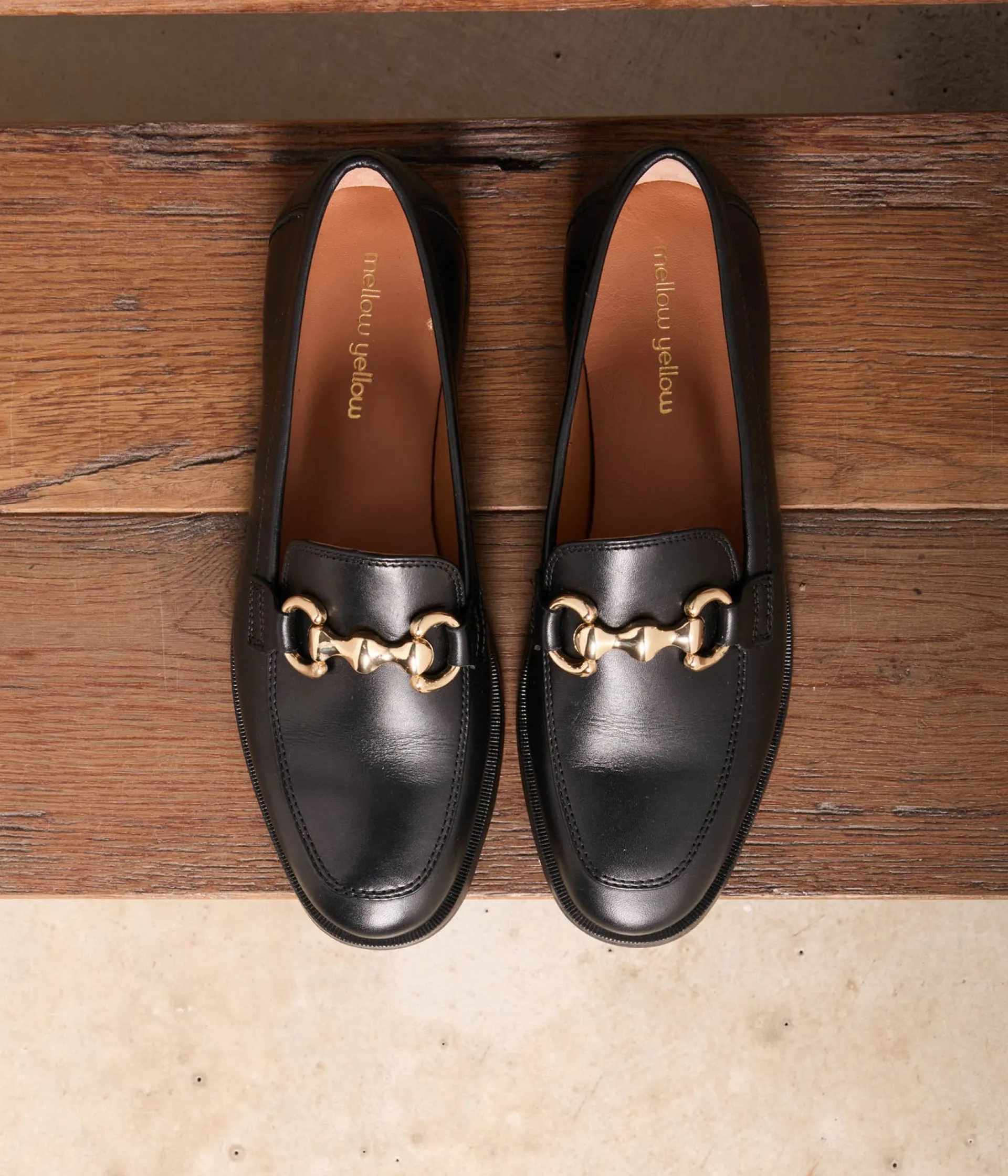 Femme Mellow Yellow Derbies, Mocassins-Mocassins cuir Colette