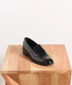 Femme Mellow Yellow Derbies, Mocassins-Mocassins cuir Ross