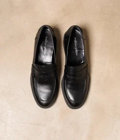 Femme Mellow Yellow Derbies, Mocassins-Mocassins cuir Tanya