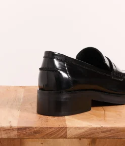 Femme Mellow Yellow Derbies, Mocassins-Mocassins cuir Timon