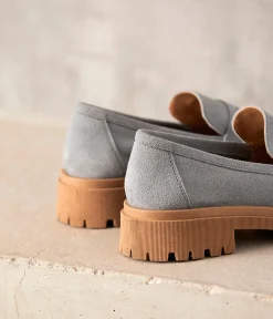 Femme Mellow Yellow Derbies, Mocassins-Mocassins cuir velours Pharell