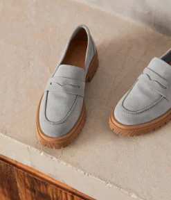 Femme Mellow Yellow Derbies, Mocassins-Mocassins cuir velours Pharell