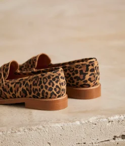 Femme Mellow Yellow Derbies, Mocassins-Mocassins motif léopard Angella