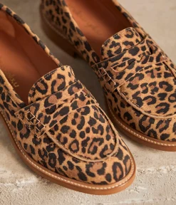 Femme Mellow Yellow Derbies, Mocassins-Mocassins motif léopard Angella