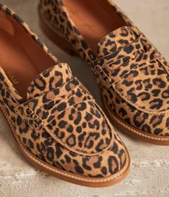 Femme Mellow Yellow Derbies, Mocassins-Mocassins motif léopard Angella