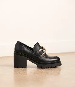 Femme Mellow Yellow Derbies, Mocassins-Mocassins noirs bijou Annah