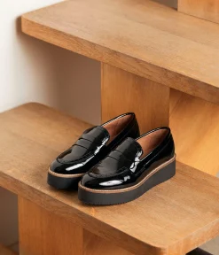 Femme Mellow Yellow Derbies, Mocassins-Mocassins s vernis Caliope