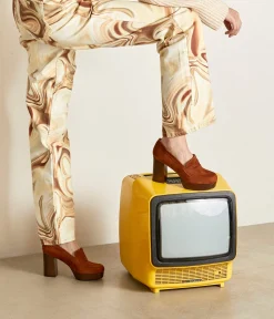 Femme Mellow Yellow Derbies, Mocassins-Mocassins plateforme Polina