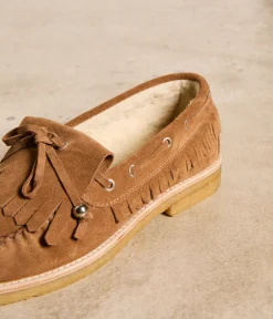 Femme Mellow Yellow Derbies, Mocassins-Mocassins velours Jumper