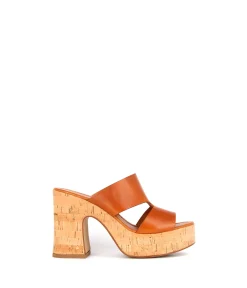 Femme Mellow Yellow Sandales-Mules compensées liège Sara