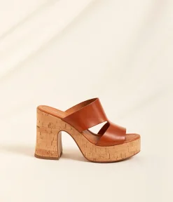 Femme Mellow Yellow Sandales-Mules compensées liège Sara