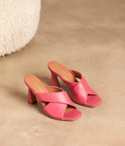 Femme Mellow Yellow Mules-Mules fuchsia Laeticia