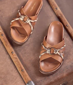 Femme Mellow Yellow Mules-Mules plates Elianor