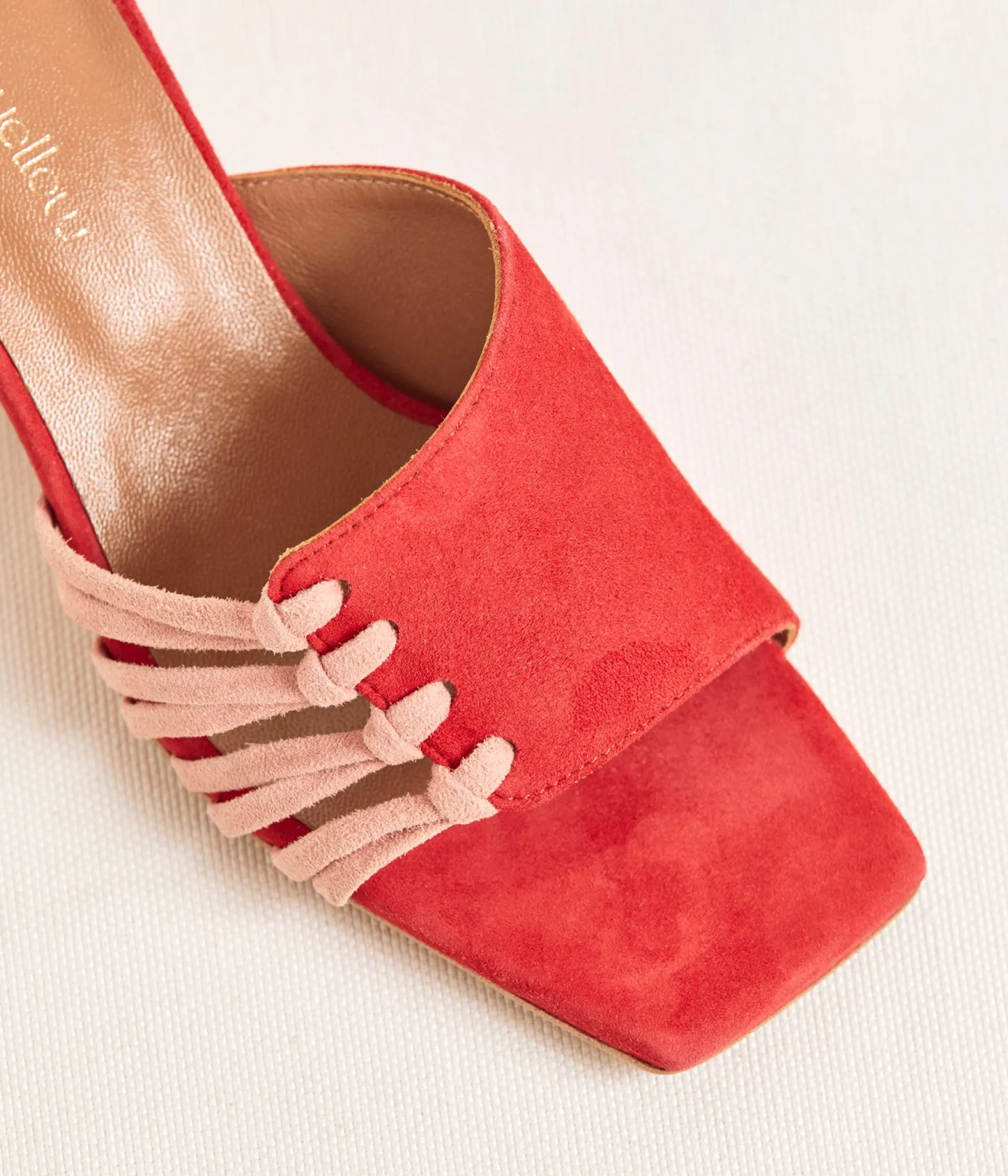 Femme Mellow Yellow Mules-Mules rouges Tracy