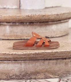 Femme Mellow Yellow Mules-Mules terracota Ana