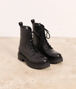 Femme Mellow Yellow Boots, Bottines-Rangers cuir Aysha