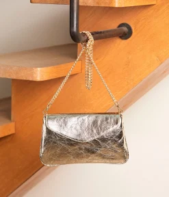 Mellow Yellow Sacs, Pochettes-Sac cuir froissé Martine