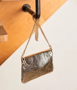 Mellow Yellow Sacs, Pochettes-Sac cuir froissé Martine