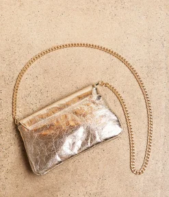 Mellow Yellow Sacs, Pochettes-Sac cuir froissé Martine