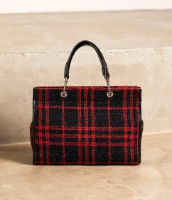 Mellow Yellow Sacs, Pochettes-Sac noir tweed Alphonsa