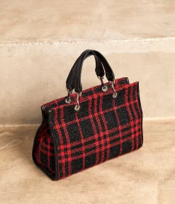 Mellow Yellow Sacs, Pochettes-Sac noir tweed Alphonsa