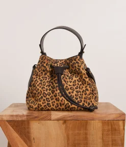 Mellow Yellow Sacs, Pochettes-Sac seau léopard Folk