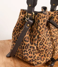 Mellow Yellow Sacs, Pochettes-Sac seau léopard Folk