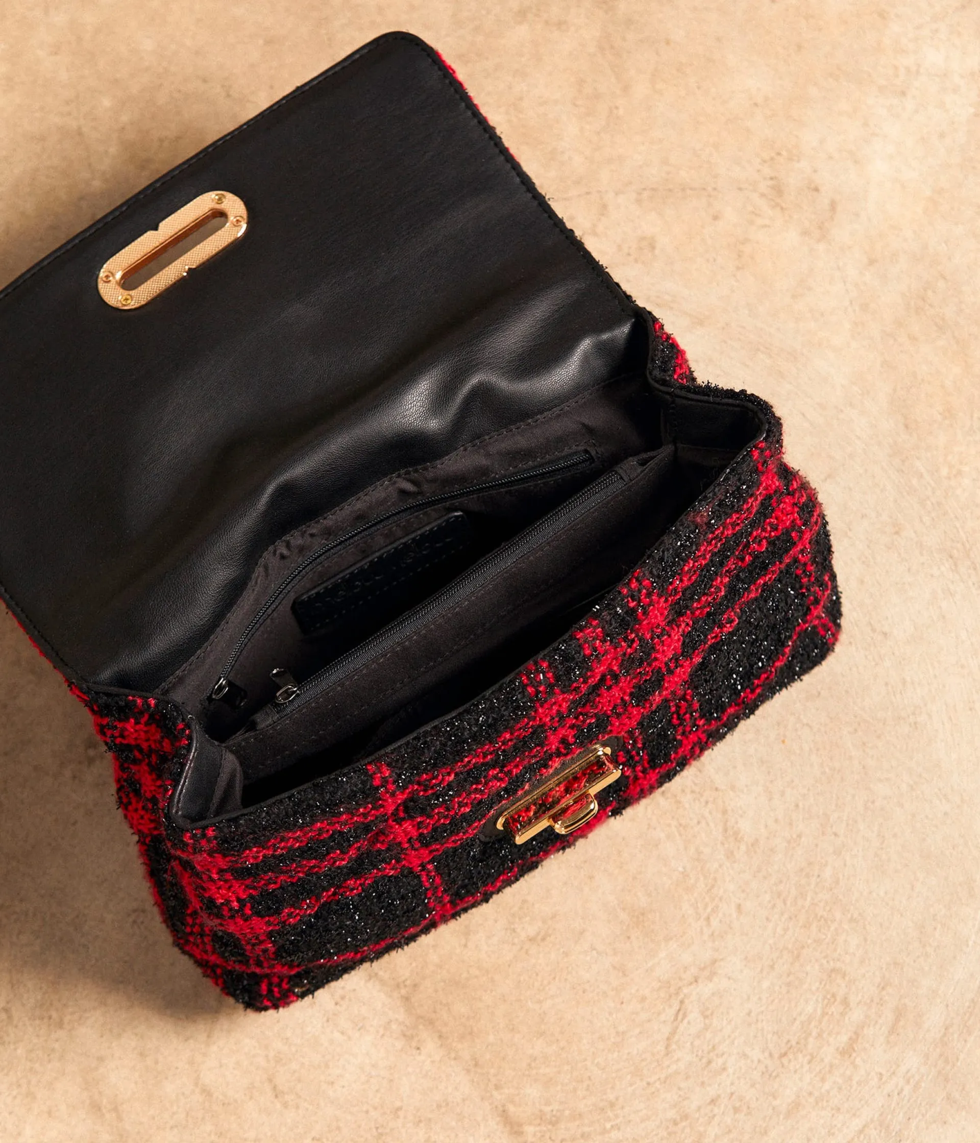 Mellow Yellow Sacs, Pochettes-Sac tweed bicolore Aume