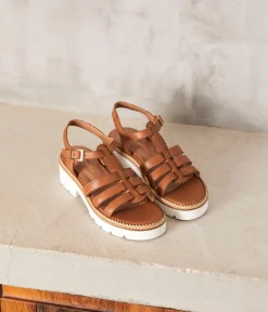 Femme Mellow Yellow Sandales, Mules-Sandale cuir Isidole