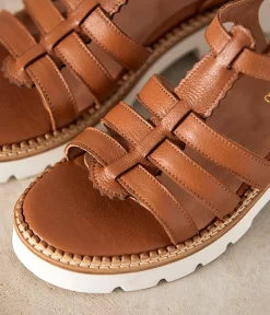 Femme Mellow Yellow Sandales, Mules-Sandale cuir Isidole