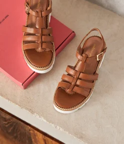 Femme Mellow Yellow Sandales, Mules-Sandale cuir Isidole