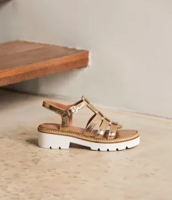 Femme Mellow Yellow Sandales-Sandale cuir dé Isidole