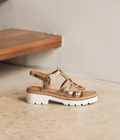 Femme Mellow Yellow Sandales-Sandale cuir dé Isidole