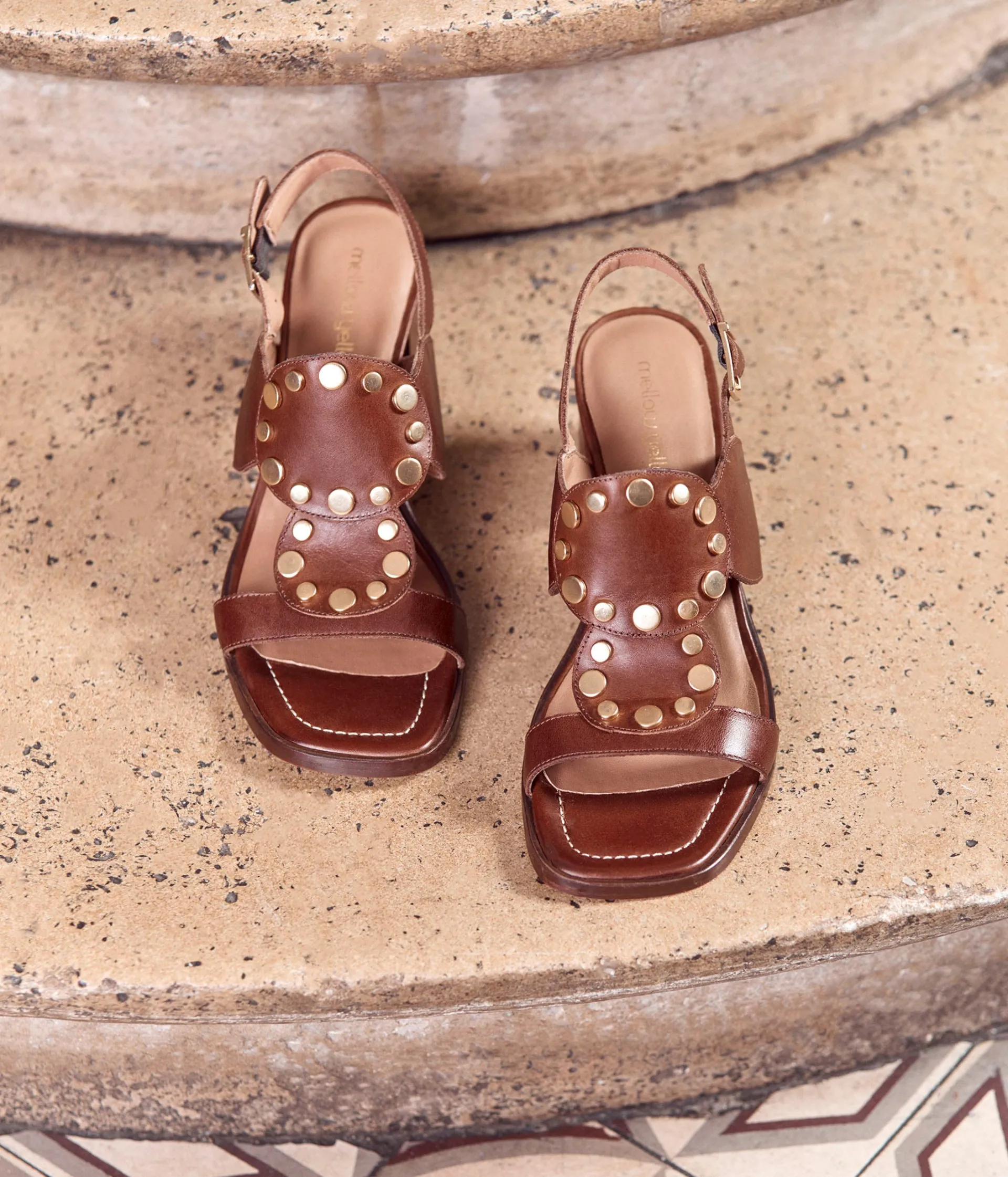 Femme Mellow Yellow Sandales-Sandales à talon Maya