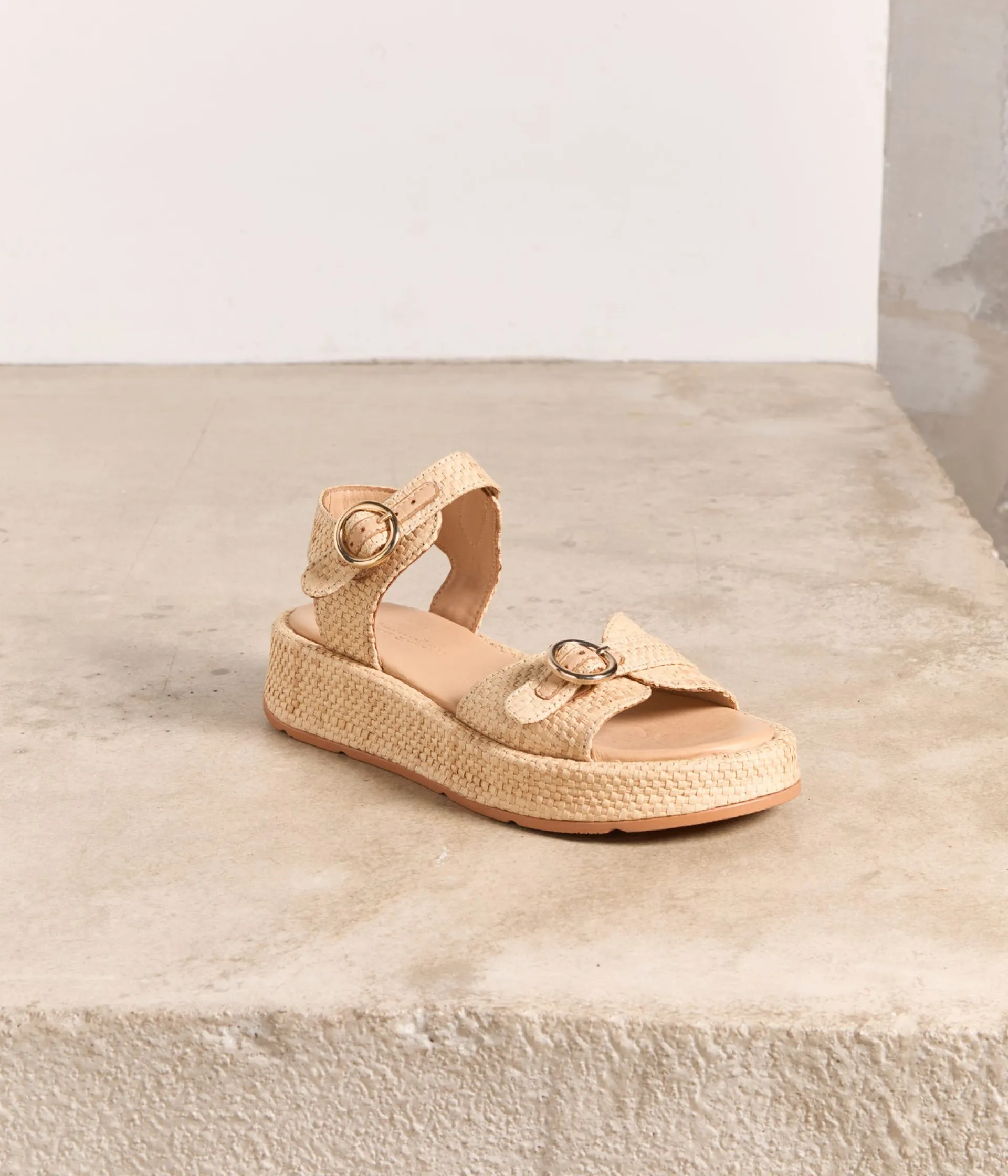 Femme Mellow Yellow Sandales-Sandales tressées Rivera