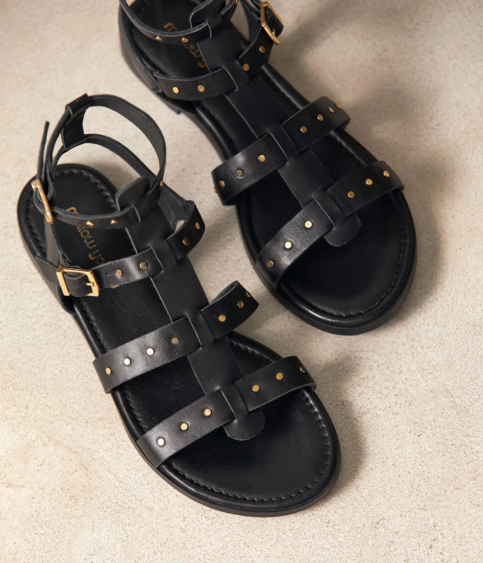 Femme Mellow Yellow Sandales, Mules-Sandales cloutées Cynthia