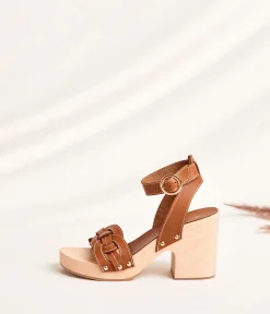 Femme Mellow Yellow Sandales-Sandales cognac Isabel